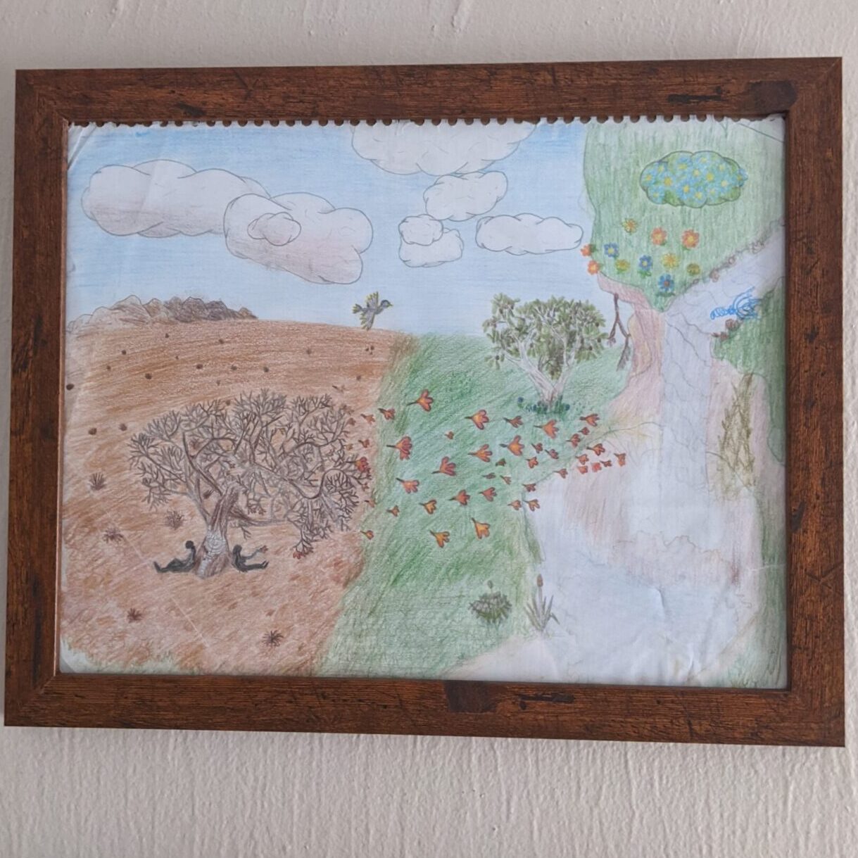 Continue to Reach - Original with Frame