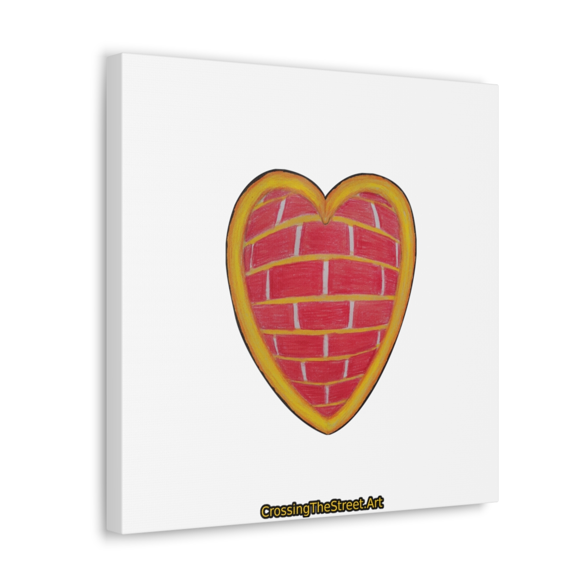 Shielded Heart by A.J. Bailey on Canvas Gallery Wrap (copy)