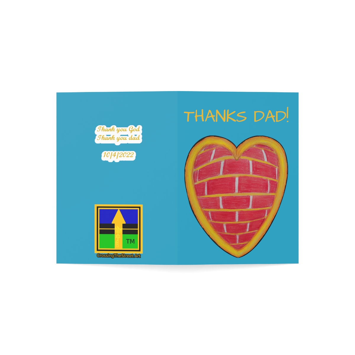 My Dad Poem in Father's Day Special Greeting Cards (1, 10, 30, and 50pcs)