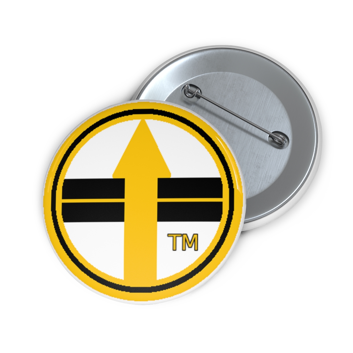 Business Logo (White) on Pin Buttons