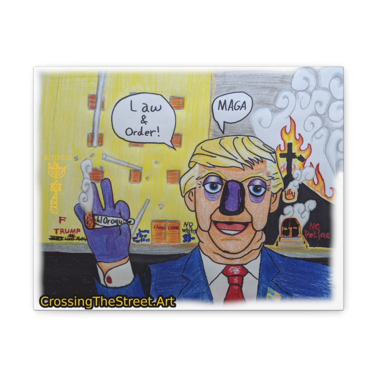 Trump by A.J. Bailey on Canvas Gallery Wrap (Print)