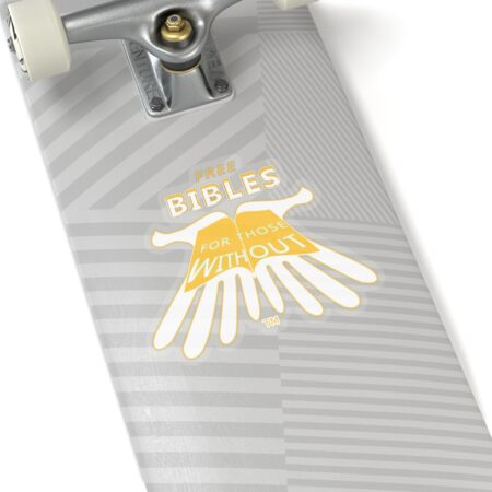 Free Bibles For Those Without Full Logo on Kiss-Cut Stickers