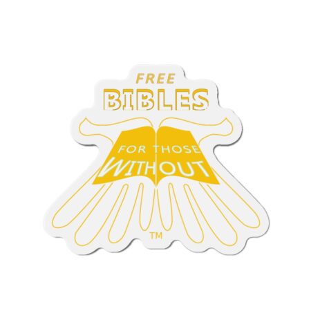 Free Bibles For Those Without Full Logo on Die-Cut Magnets