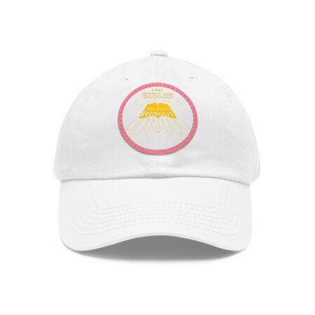 Free Bibles For Those Without Logo (With words) on Dad Hat with Leather Patch (Round)