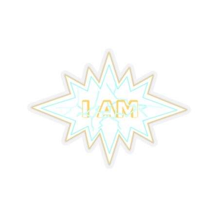 I AM on Kiss-Cut Stickers